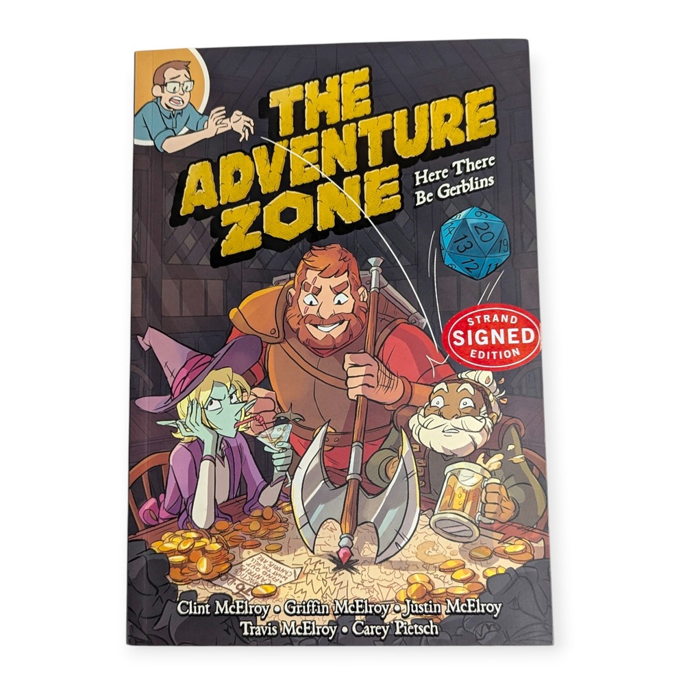 The Adventure Zone Here There Be Gerblins Signed Strand‎ Edition Graphic Novel
